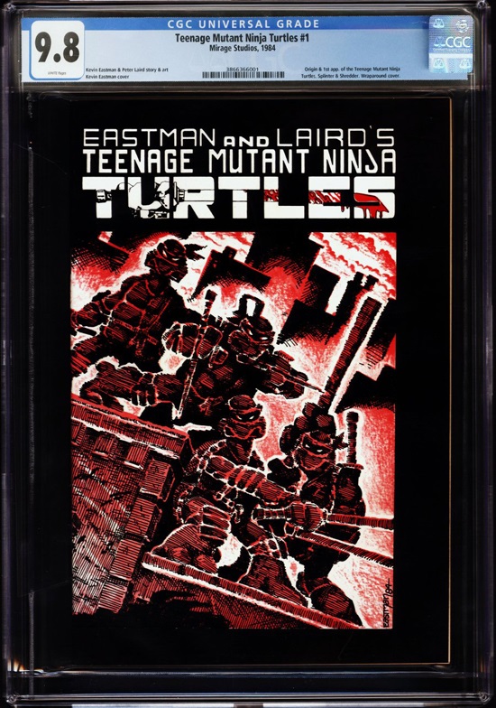 Teenage Mutant Ninja Turtles 1 CGC 9.8 Sells for Record 245 000